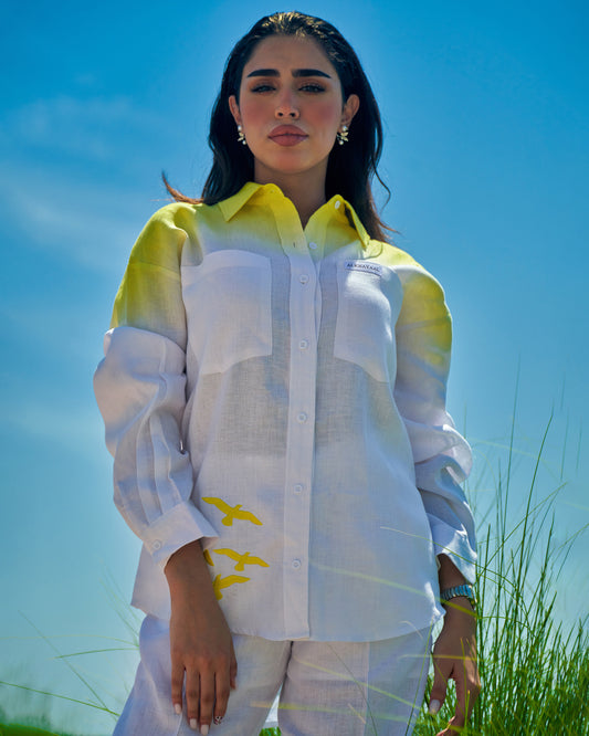 ASFAR - Pure Linen Set with Shirt and Trouser