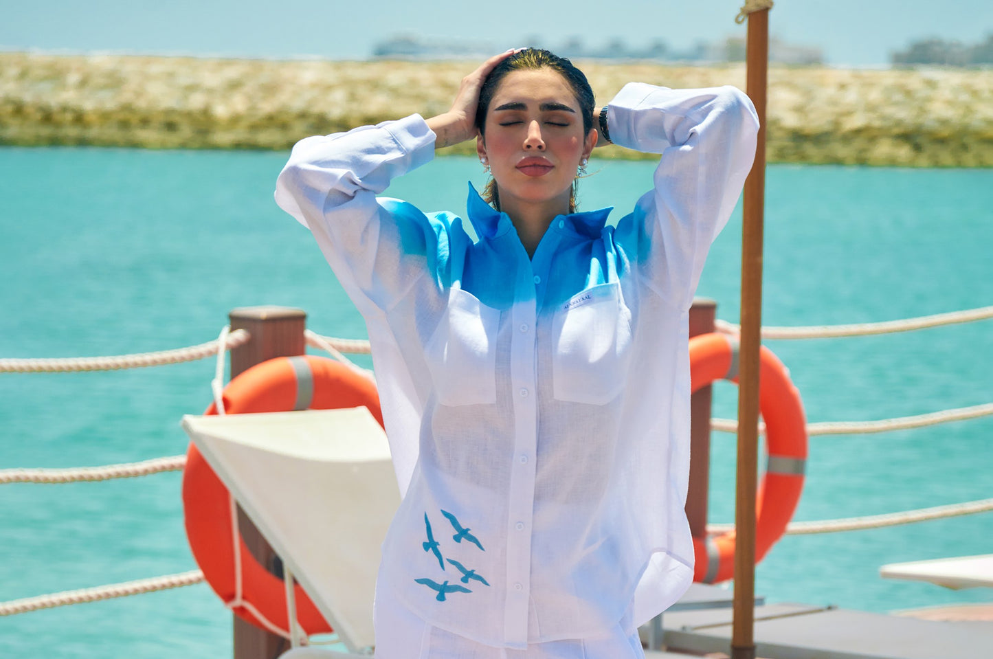 SAMA - Pure Linen Set with Shirt and Trouser